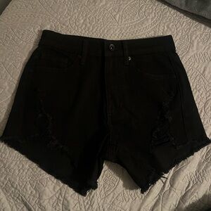 KENDALL + KYLIE Black Jean Shorts